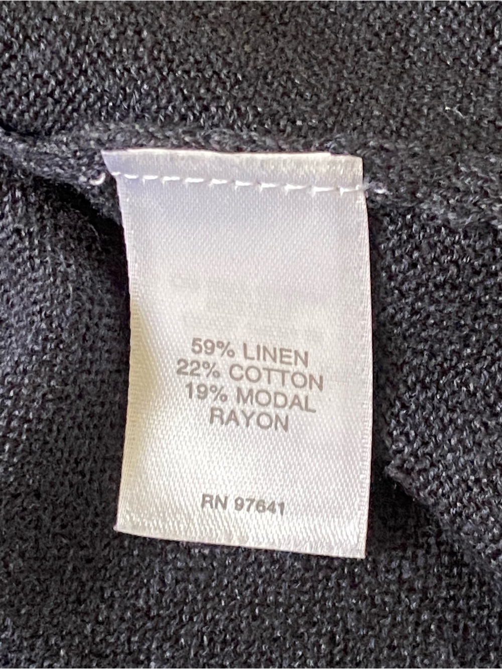 J. Jill Navy Linen Blend Open-Front Cardigan Size Small - Picture 5 of 12